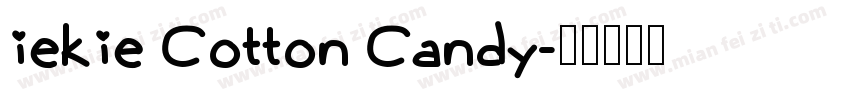 iekie Cotton Candy字体转换